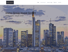 Tablet Screenshot of immogroup-invest.com